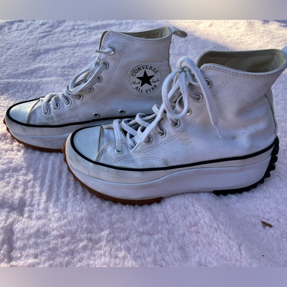 Platform Chuck Taylor shoes